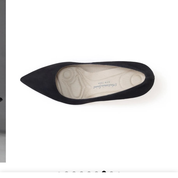 Antonia Saint NY black suede 2” heels - 6B - Picture 6 of 7